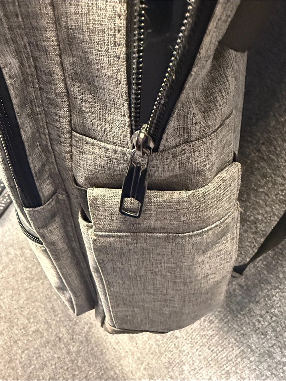 Grey HFSX Laptop Backpack with Black Accents NWOT